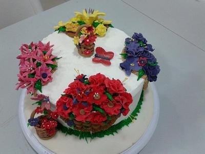 Mini baskets cake - Cake by Hanan George Jiries