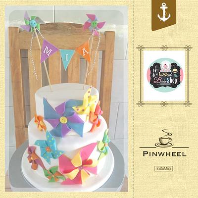 Pinwheel Cake - Cake by Littlestbakeshop