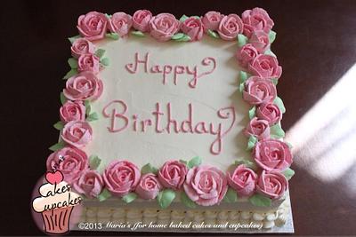 Birthday cake - Cake by Maria's