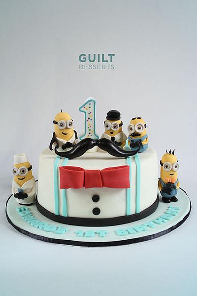 Little Man Minions - Cake by Guilt Desserts
