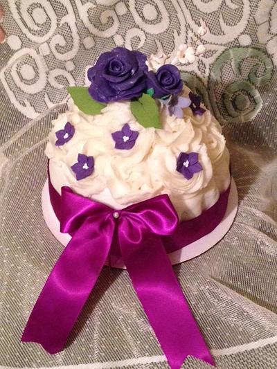 Purple Rose - Cake by Julia 