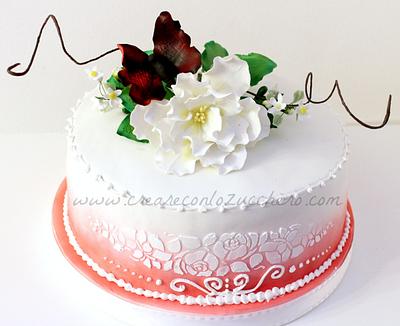 Flower cake - Cake by Deborah