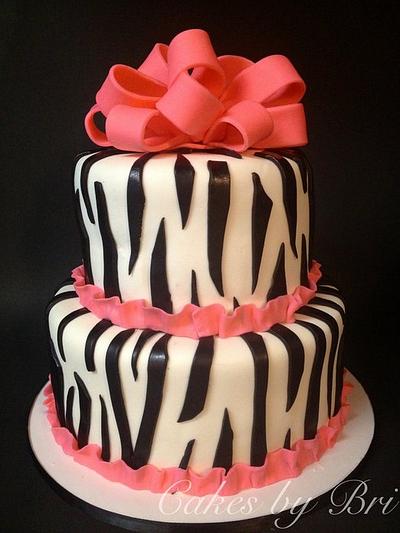 Zebra print cake - Cake by Something Sweet