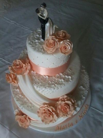 Romantica wedding  - Cake by VivianaCatzola