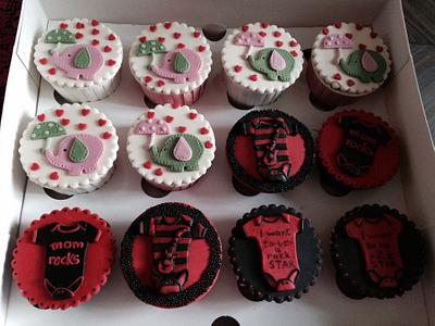 Baby shower cupcakes - Cake by Despoina Karasavvidou