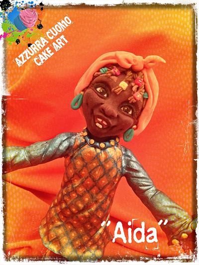 "Aida" : From Pointe-Noire, Congo .... a new face for a new adventure!!!   - Cake by Azzurra Cuomo Cake Art