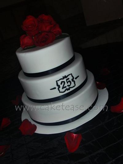 25th Anniversary - Cake by CakeTease