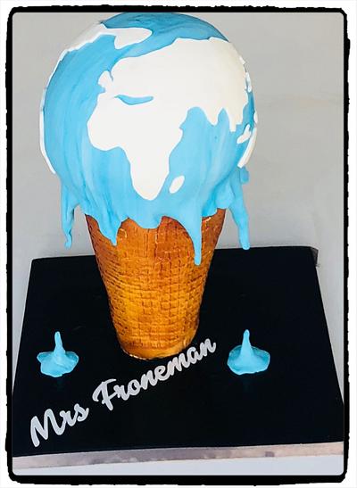 Global warming  - Cake by Rhona