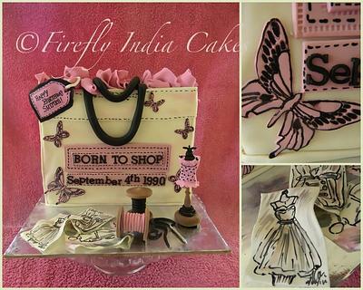 Born to Shop - Cake by Firefly India by Pavani Kaur