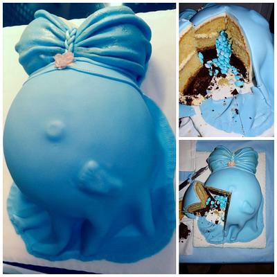 Baby Shower cake - Cake by Nanna Lyn Cakes