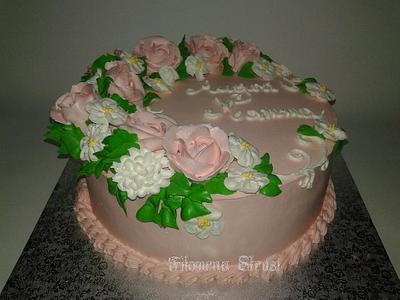 Buttercream cake - Cake by Filomena