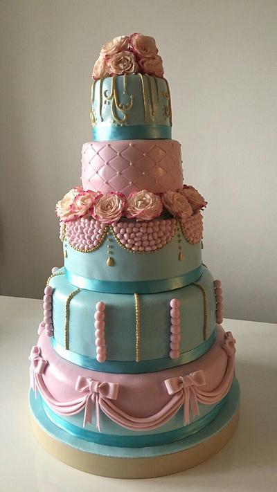 weding cake - Cake by TorteTortice