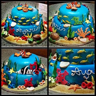 sea cake - Cake by loryCakeDesigner