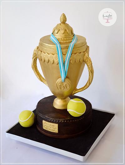 Trophy cake - Cake by Evangeline.Cakes 