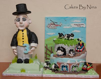 Fat Controller and Friends - Cake by Cakes by Nina Camberley