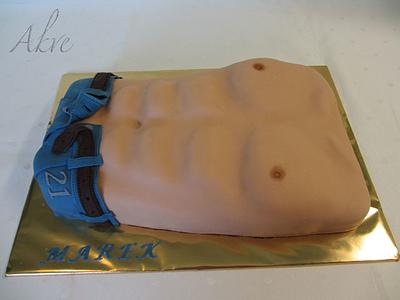Muscular torso - Cake by akve