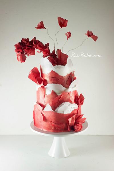 Avant Garde Cake: A Red Dress - Cake by Rose Atwater