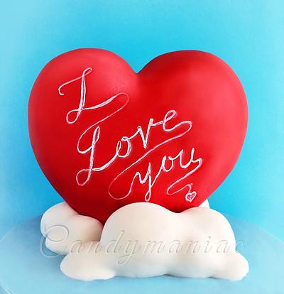 Heart in the clouds - Cake by Mania M. - CandymaniaC