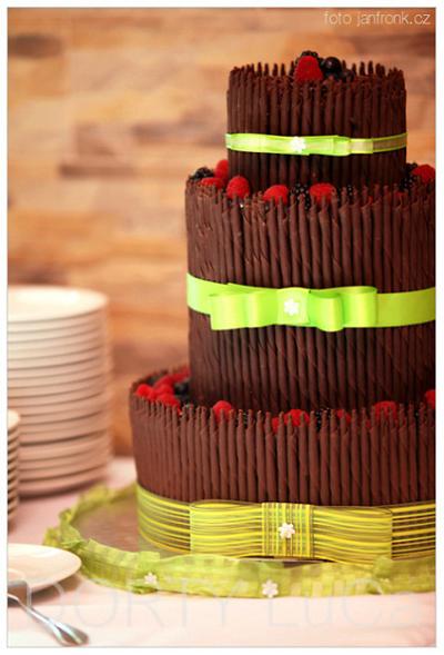 Choco wedding - Cake by Dorty LuCa