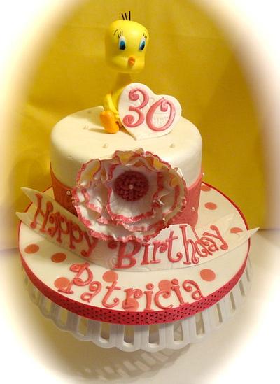 Tweety 30th Birthday  - Cake by Heidi