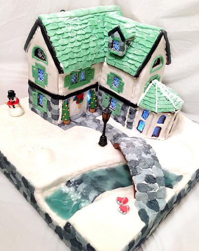 Gingerbread house  - Cake by Lara Clarke