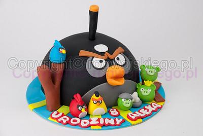 Angry Birds Cake / Tort Angry Birds - Cake by Edyta rogwojskiego.pl