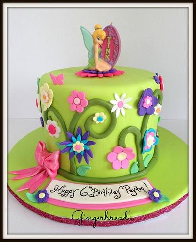 Tinkerbell - Cake by gingerbreads