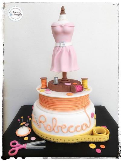 torta cucito - Cake by aroma di vaniglia