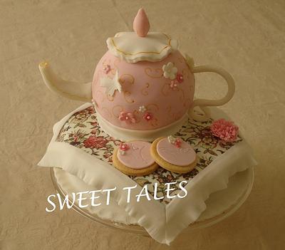 Tea pot cake - Cake by SweetTales