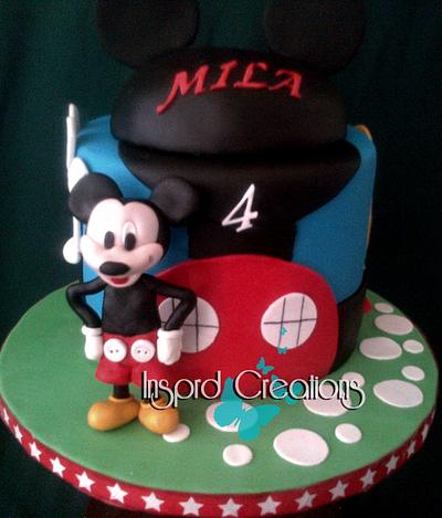 Mickey Mouse for Mila - Cake by Willene Clair Venter