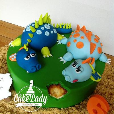 Dinosaur cake! - Cake by The Cake Lady