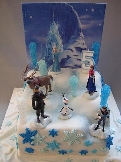 Frozen - The Icy Journey. - Cake by Reveriecakes