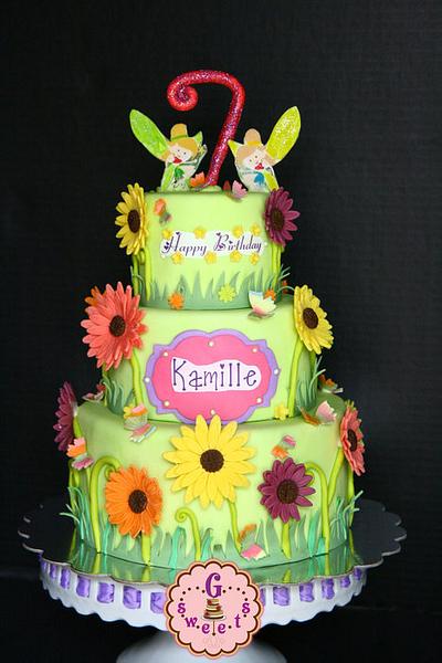 Fairy - Garden Theme Cake - Cake by G Sweets