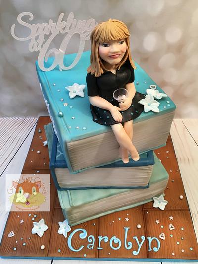 Book cake - Cake by Elaine - Ginger Cat Cakery 