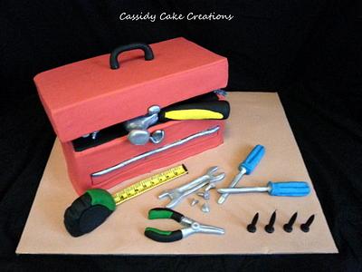 Tool Box Birthday Cake - Cake by Cassidy Cake Creations