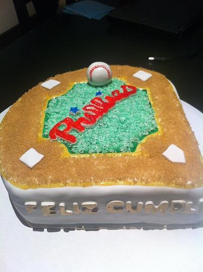 Baseball cake - Cake by The Whisk by Karla 