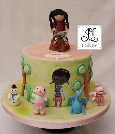 Gorjuss and Doc McStuffin Cake - Cake by JT Cakes