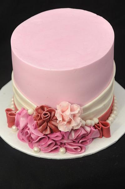 Pink Hat Cake - Cake by Sugarpixy