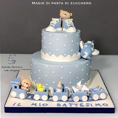 Baptism cake - Cake by Mariana Frascella