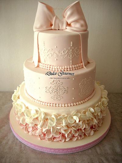 Baptism cake  - Cake by Silvia Caballero