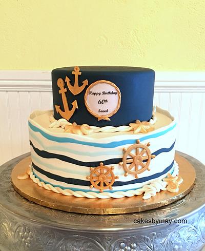 Nautical Birthday - Cake by Cakes by Maylene