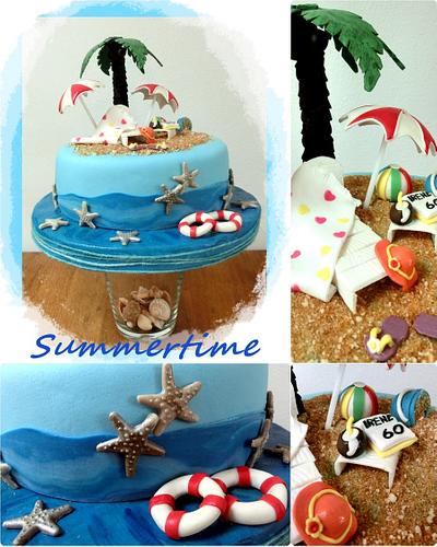 Beach cake - Cake by Maria *cakes made with passion*