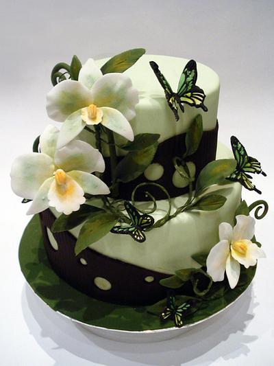 Orchid Garden - Cake by Nicholas Ang