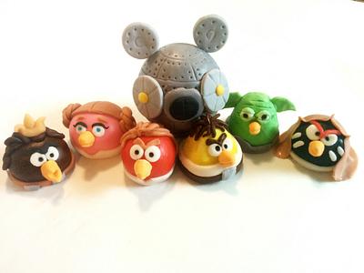 Angry bird star wars cake toppers - Cake by Cake That Bakery