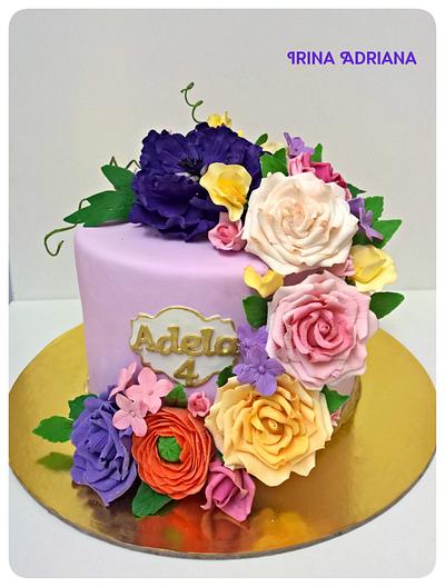 Floral Cake  - Cake by Irina-Adriana