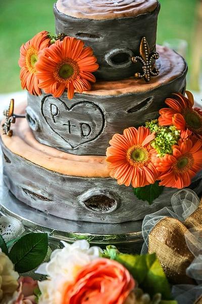 Tree wedding cake - Cake by jgaut11
