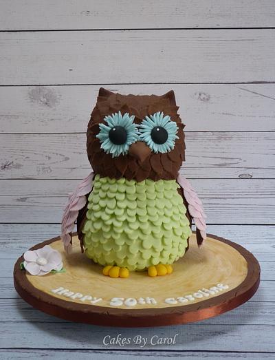 3D Owl - Cake by Carol