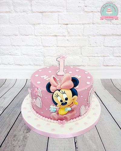 Baby Minnie  - Cake by Ana Crachat Cake Designer 