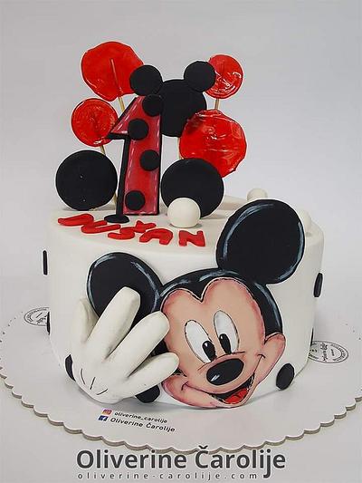 Mickey Mouse Cake - Cake by Oliverine Čarolije 
