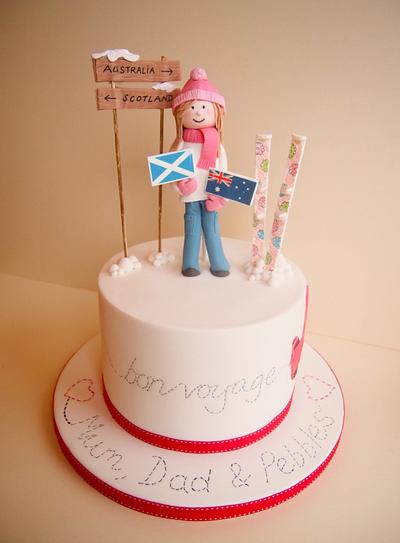 Scottish Skier - Cake by lesleybakescakes